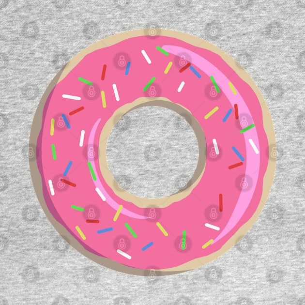 Pink Sprinkle Doughnut by Zeeph